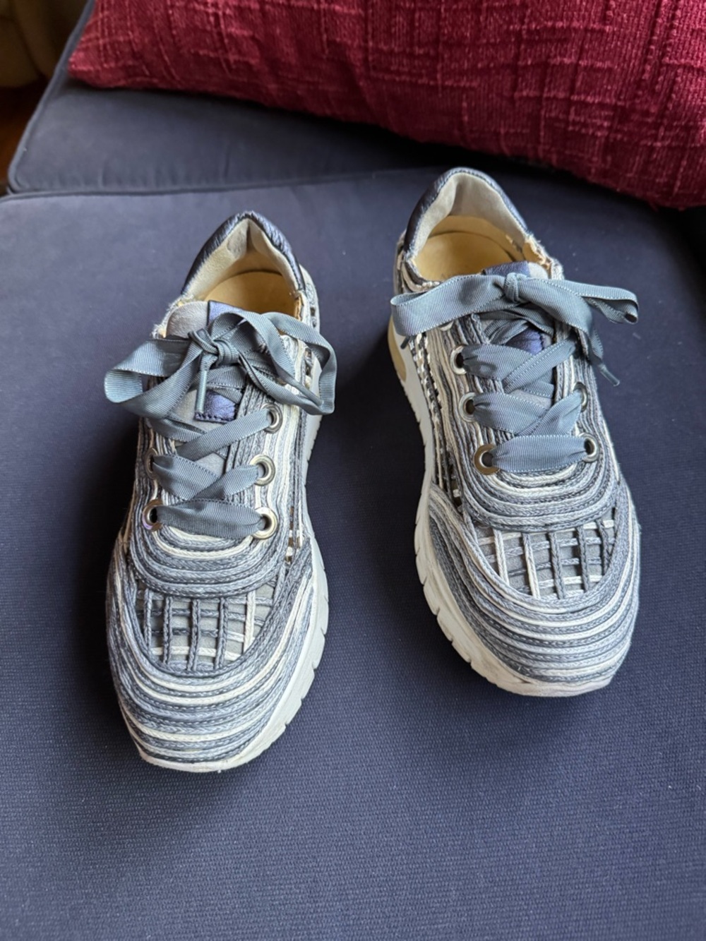 Softwaves Ardi Denim textured sneakers 38.5